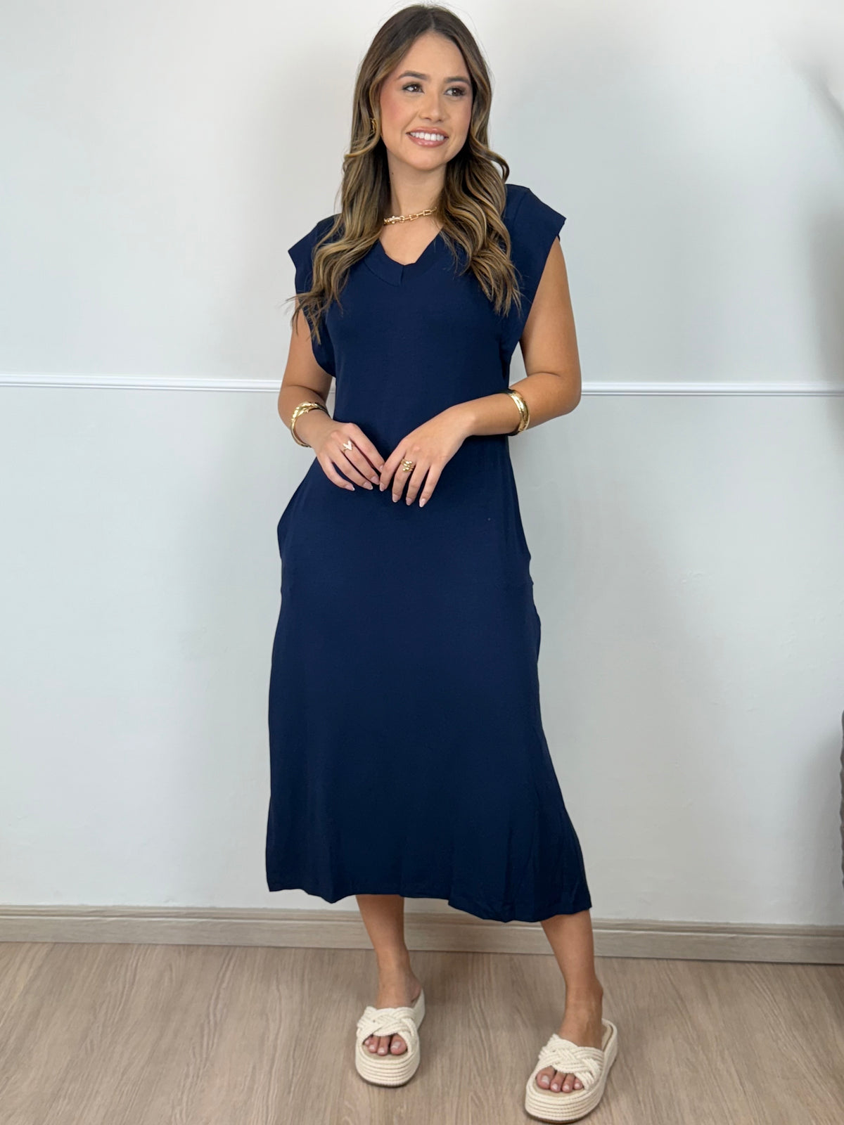 Vestido Rebeca Liso 4008