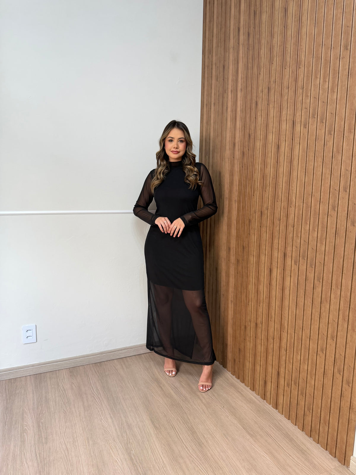 Vestido em tule 4046